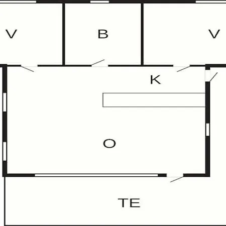 6 Person In Сasa de vacaciones Nibe